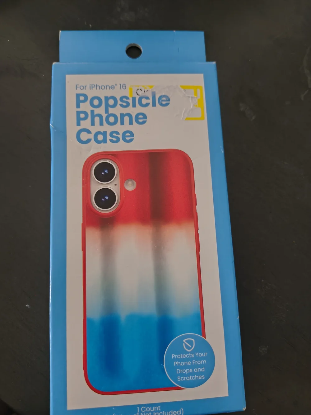 Popsicle Phone Case for iPhone 16 - Red/White/Blue